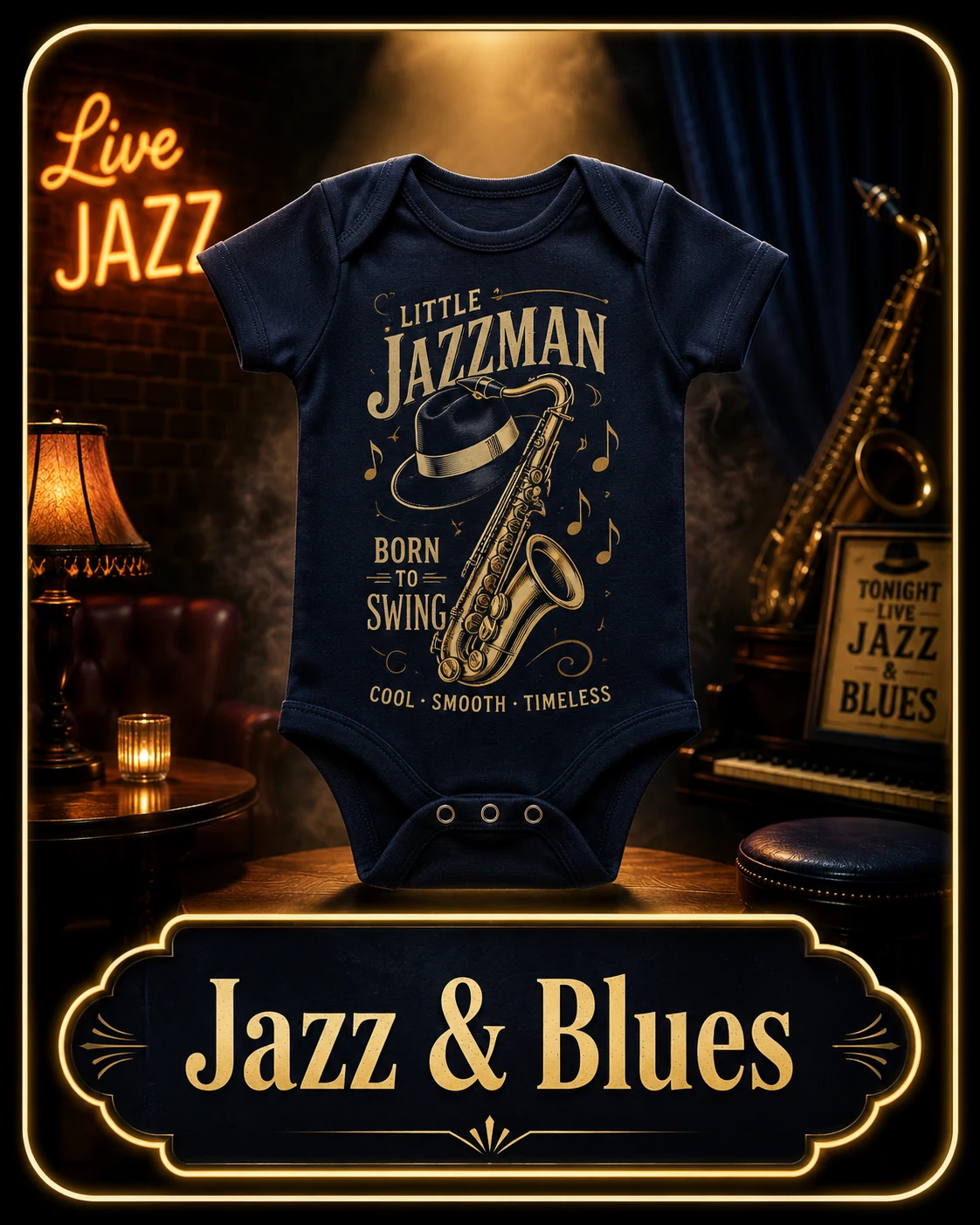Jazz & Blues genre card